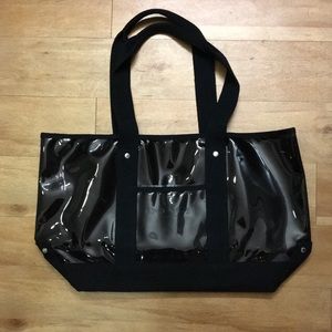 Coach black tote bag